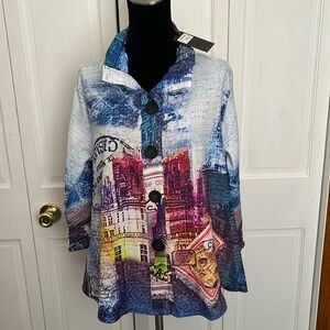 Brand new Damiee top- shirt- jacket